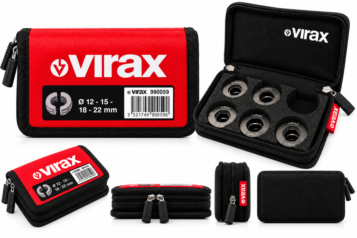 V-Profil-Einsatzkassette für Virax-Radialpresse | Ø12-15-18-22