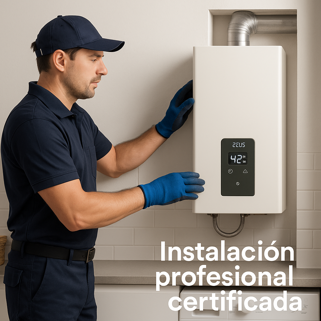 Zeus 12L | Calentador Estanco Instantáneo Gas Natural o Butano