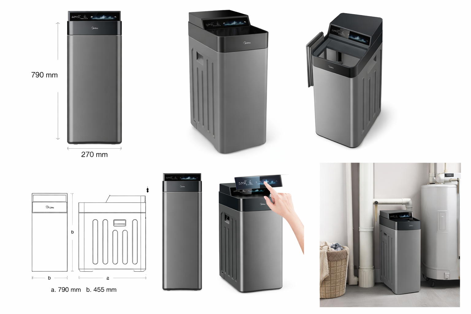 Descalcificador Midea Harmony IoT 18L | Inteligente, Compacto y Eficiente