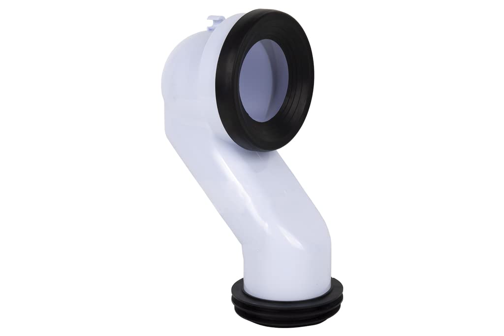 Manguito Acodado WC 45 Grados Cofan 65004009 Blanco