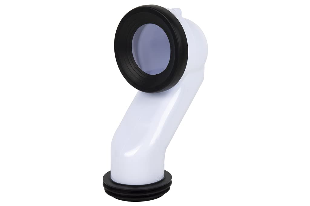 Manguito Acodado WC 45 Grados Cofan 65004009 Blanco