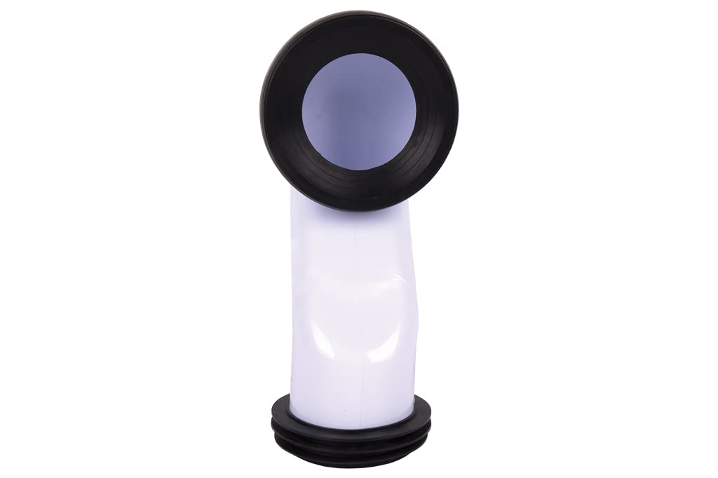 Manguito Acodado WC 45 Grados Cofan 65004009 Blanco