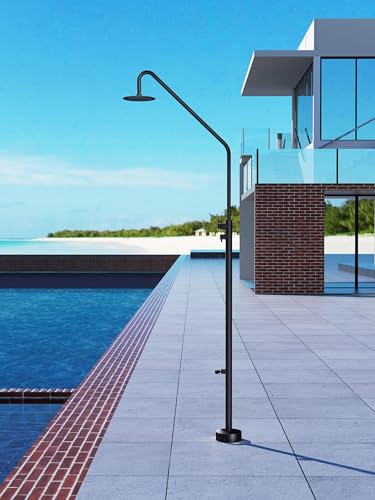 Imex - Columna de Ducha para Piscina DAKOTA | Acero Inoxidable S.316