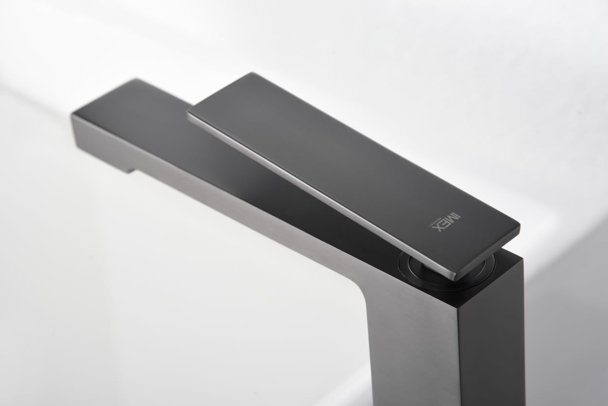 Grifo Lavabo IMEX Pisa BDP048-1BGM Black Gun Metal PVD