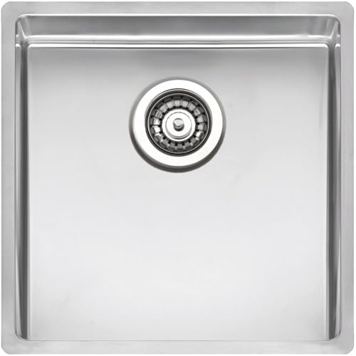 REGINOX Fregadero de acero inoxidable New York 40 x 40 KG-CC a partir de armario de 50 cm de ancho