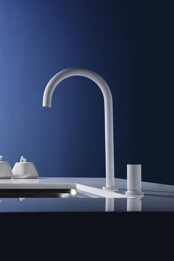 Grifo Cocina IMEX Manacor GCM001 BL Blanco Mate