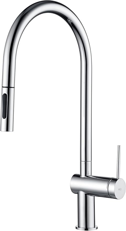 Grifo cocina extraíble IMEX Berna GCE026 cromado giro 360 grados