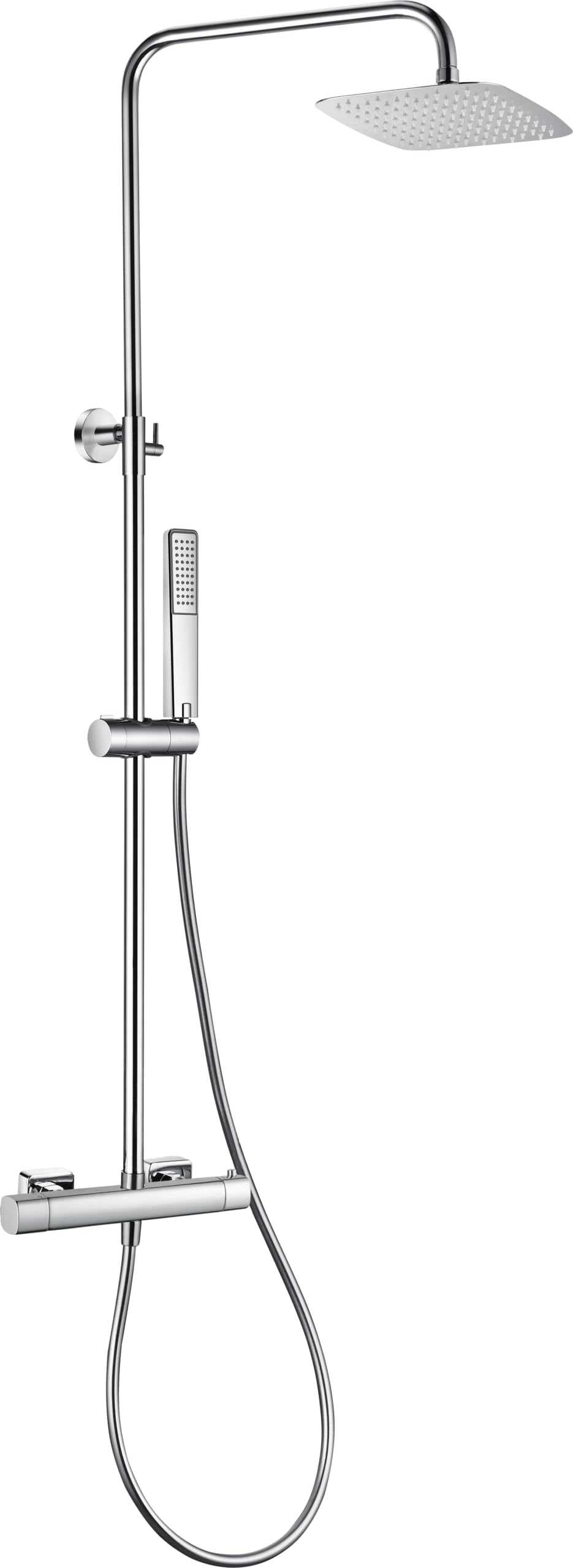 Columna de Ducha Termostática IMEX Toscana BTT064 Acabado Metálico