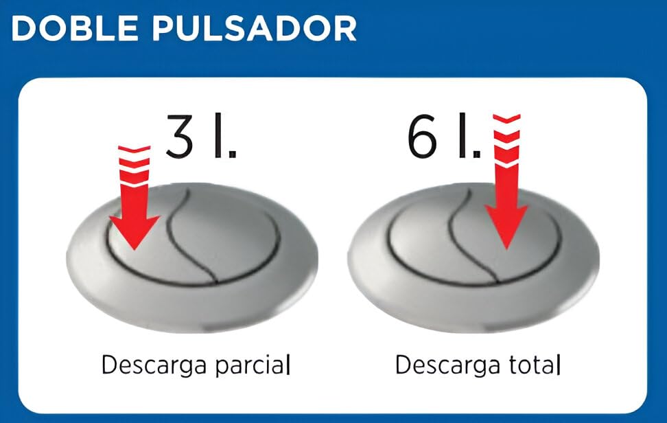 Descargador WC Idrospania Orcera 57010 Blanco