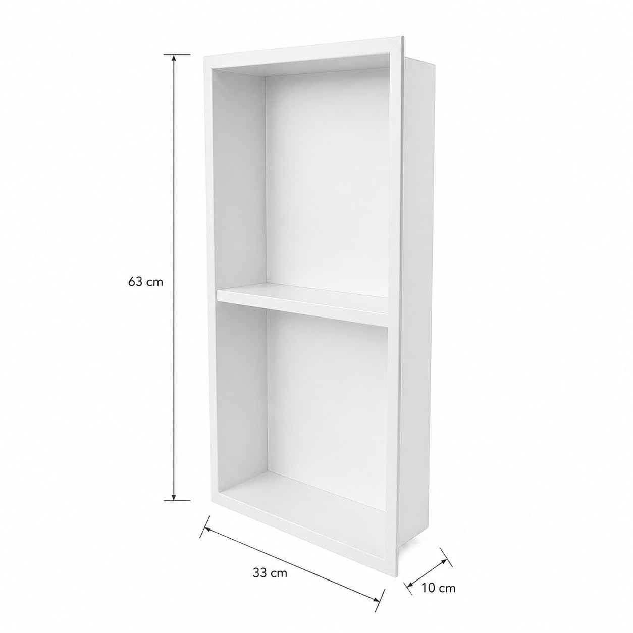 Hornacina Ducha MEDIMEX Artic HOR003 Blanco Mate 33x63