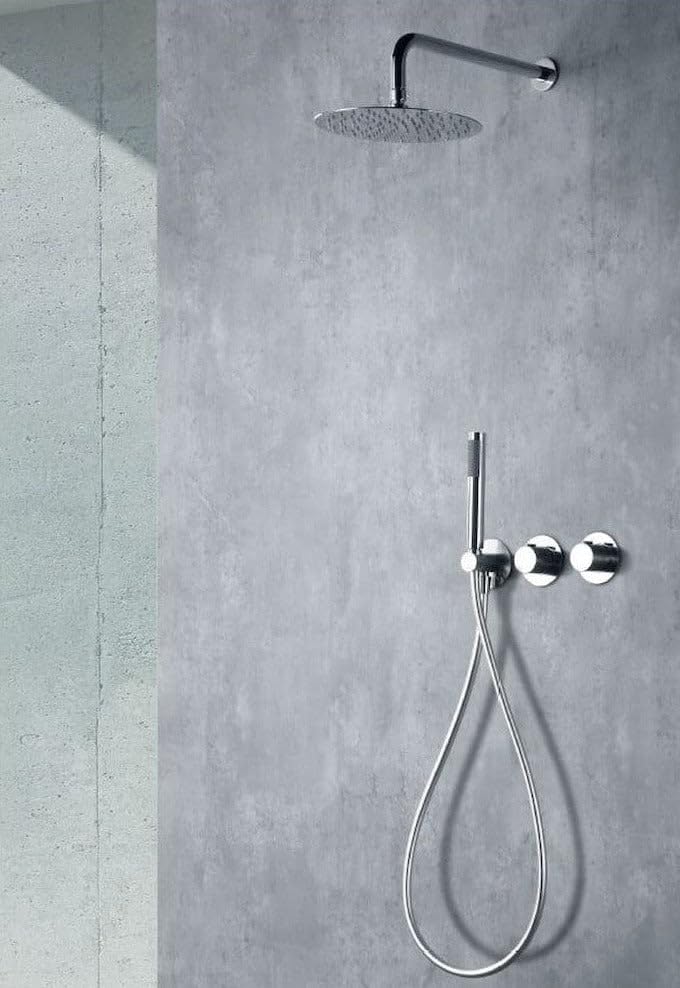 Conjunto Ducha Empotrado IMEX Breda GTB056 Cromo