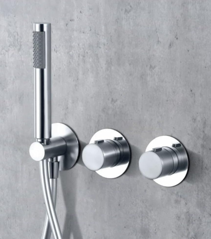 Conjunto Ducha Empotrado IMEX Breda GTB056 Cromo