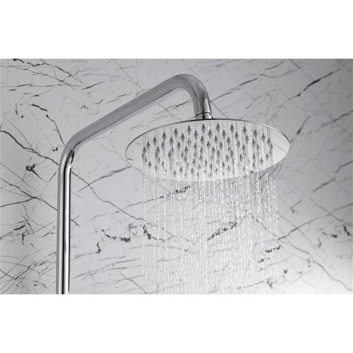 Imex - Conjunto de Bañera Telescópico Termostático Line BTD038-B | Latón de alta calidad, Diseño moderno y funcional