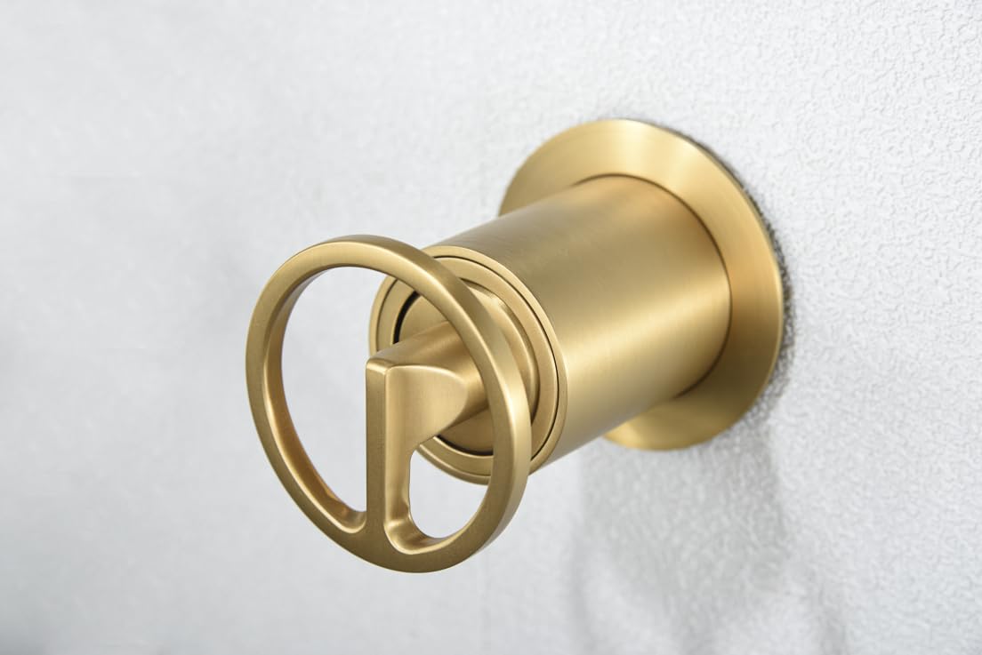Grifo Lavabo Empotrado IMEX Olimpo GLC033/OC Oro Cepillado