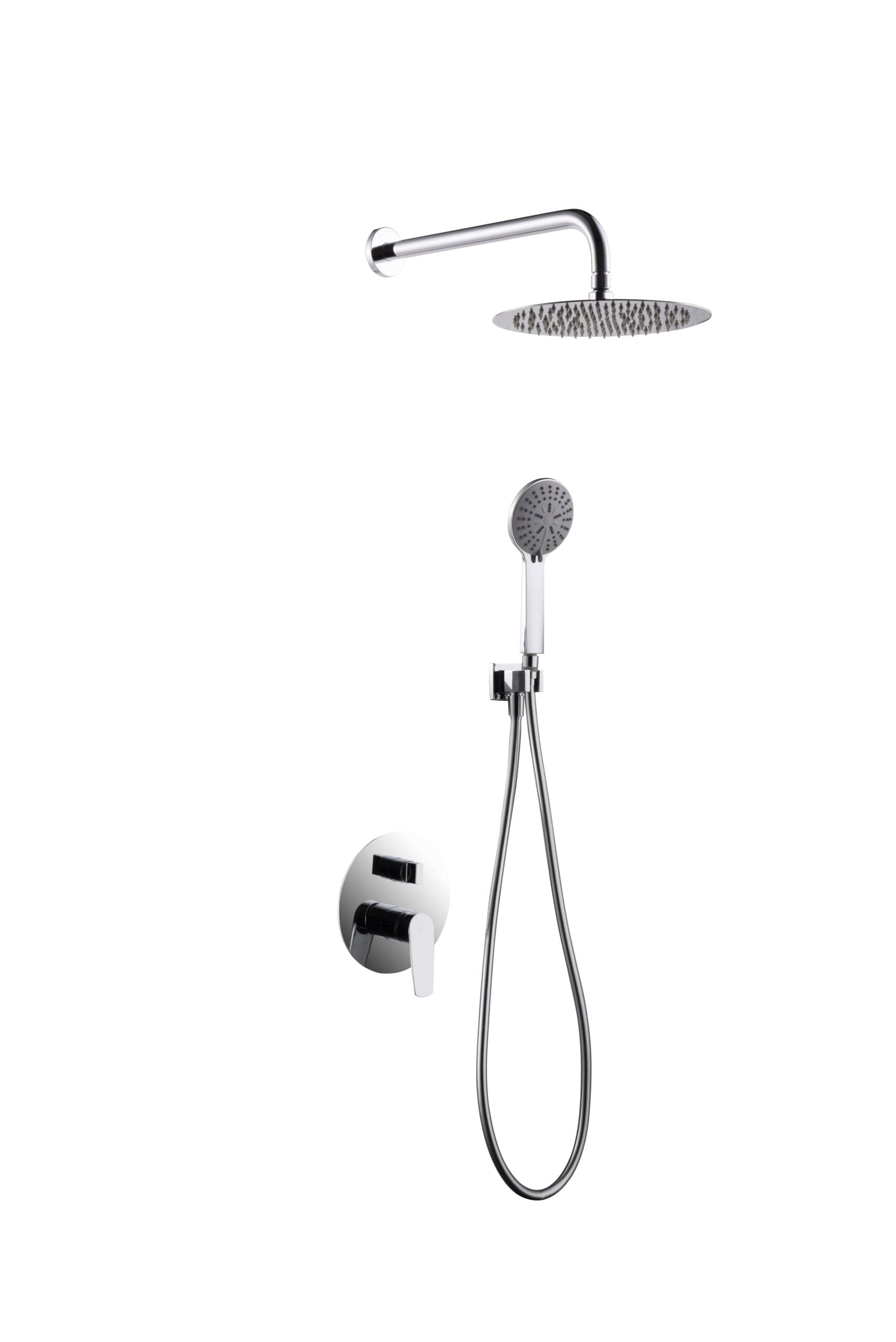 Imex - Conjunto de Ducha Empotrado Monomando Bélgica GPZ044 | Cromo, Latón de alta calidad, Diseño moderno