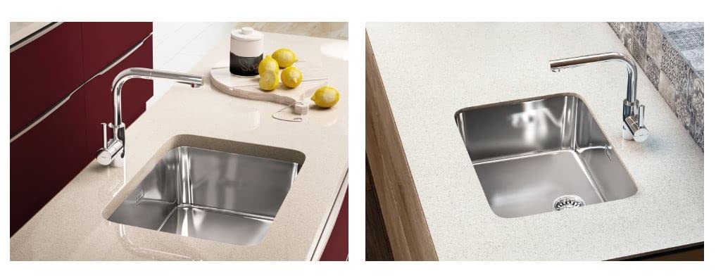 Roca A871701B00 Fregadero 1 Cubeta 700x460x180, Berlin 70, Acero Inox