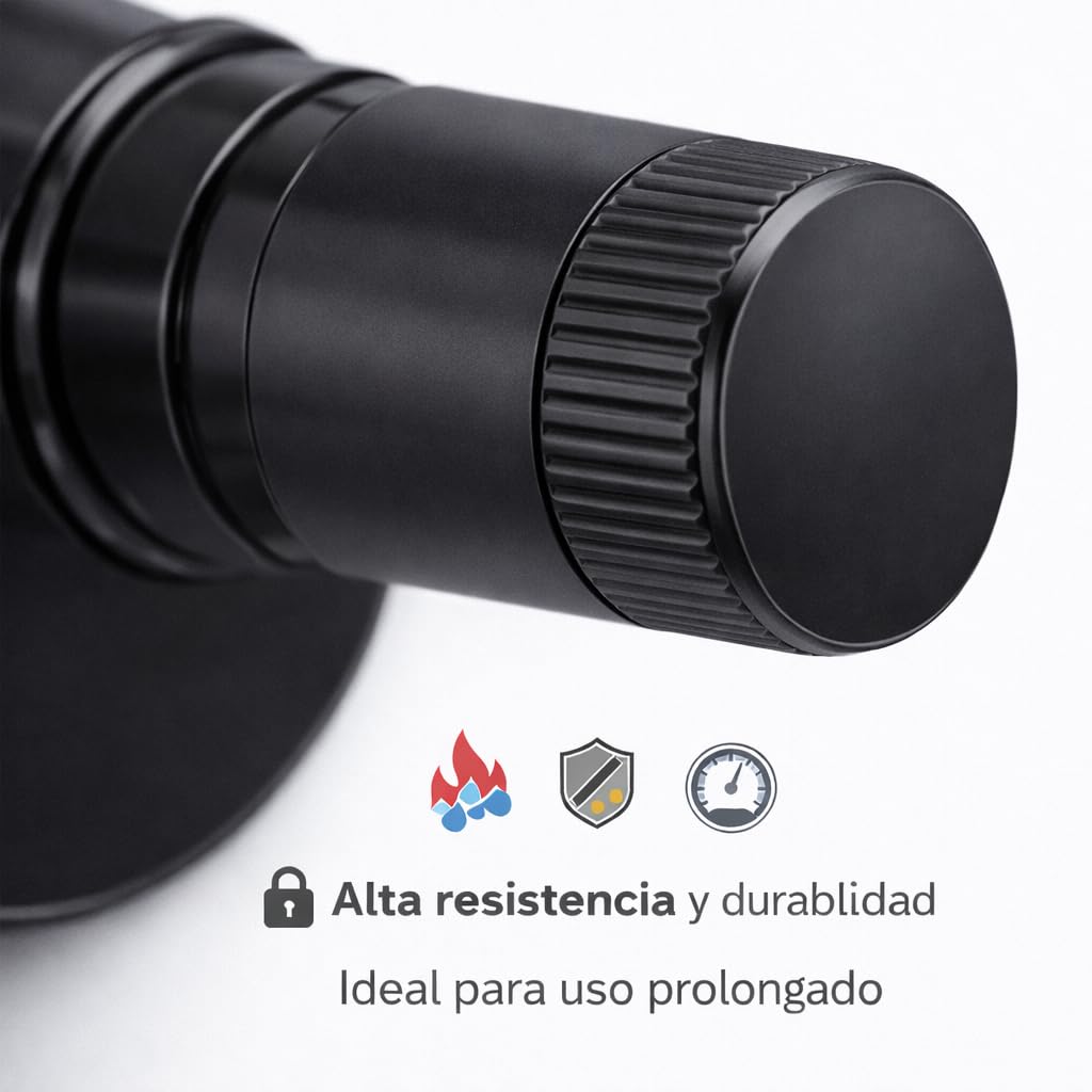 Mando Oculto con Plafón Galyon Negro o Cromo