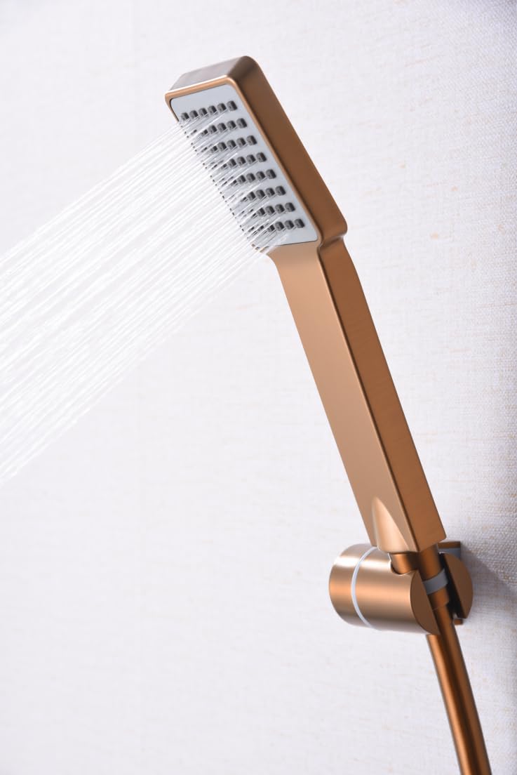 Grifo Monomando de Ducha IMEX PISA BDP048-5ORC Oro Rosa Cepillado