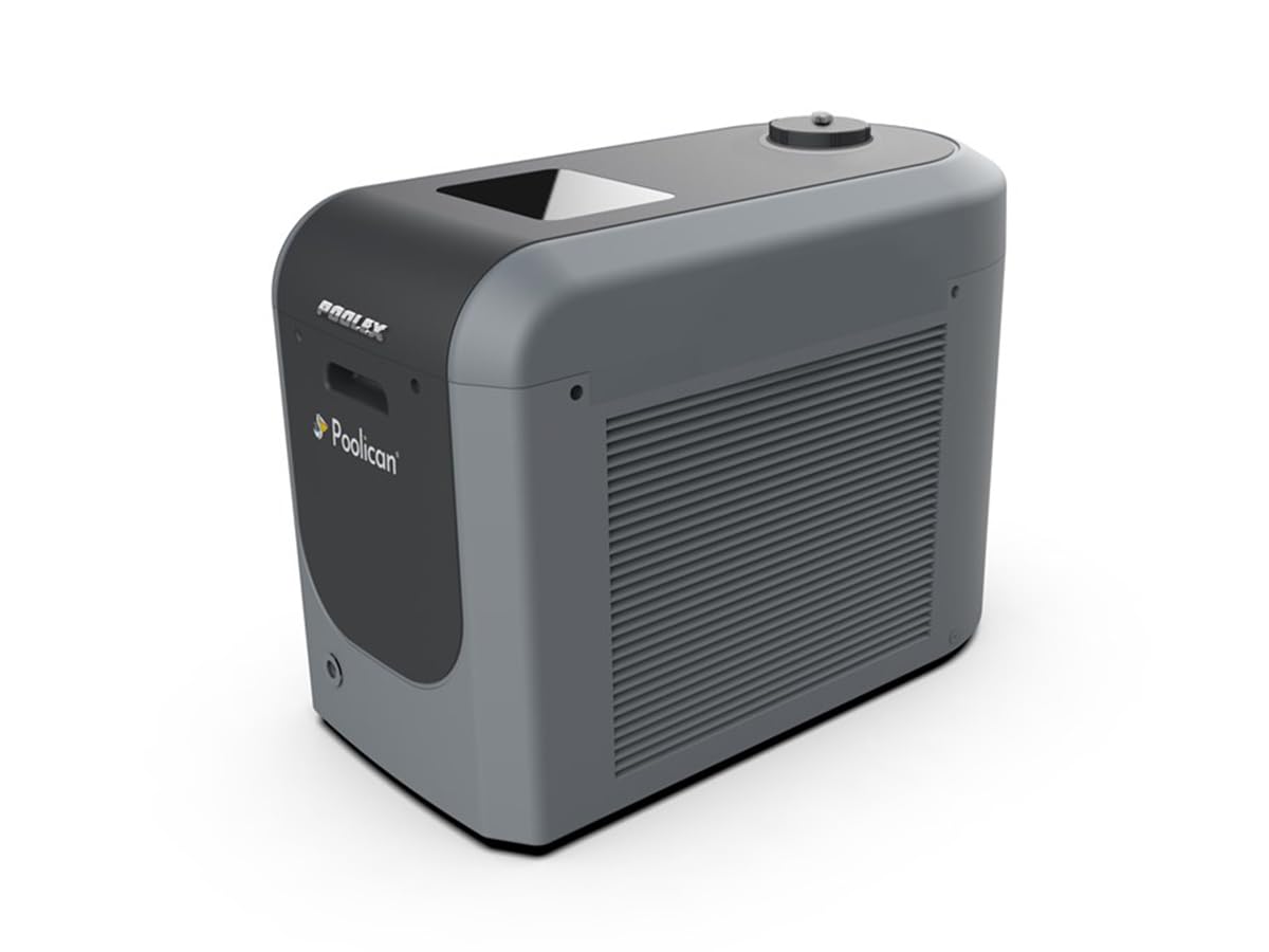 Sistema Poolex Poolican 4 en 1 para piscina con bomba de calor y cloración salina
