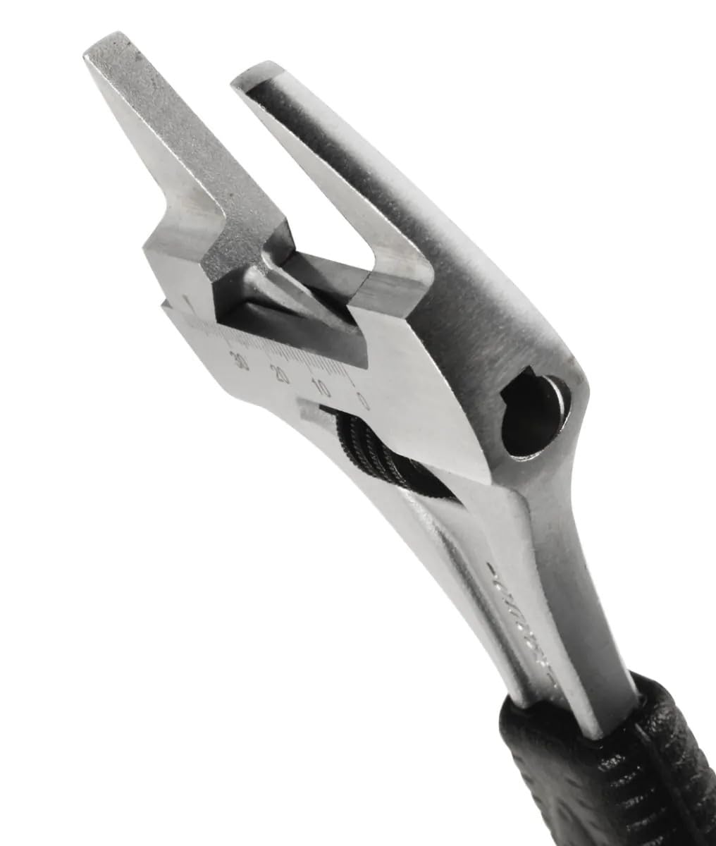 VIRAX clés à molette à ouverture extra large à mors fin L. 215 mm 8"-10"-12" - Clé de serrage
