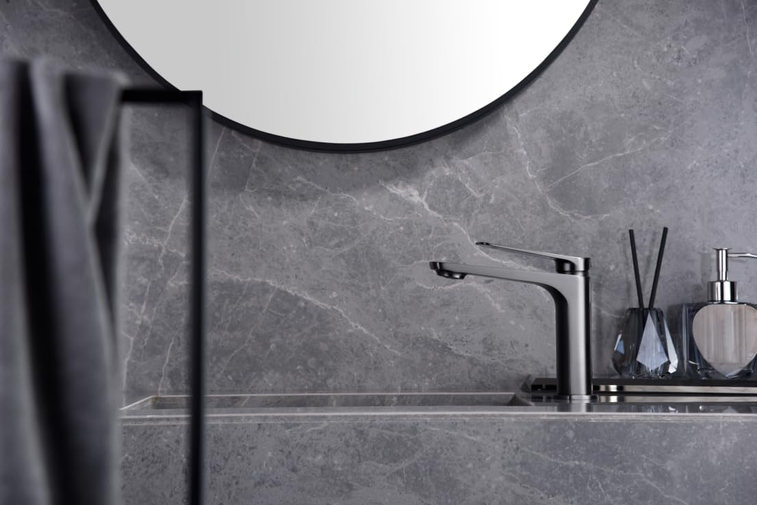 Grifo Lavabo IMEX Nápoles BDN047-1BGM Black Gun Metal PVD