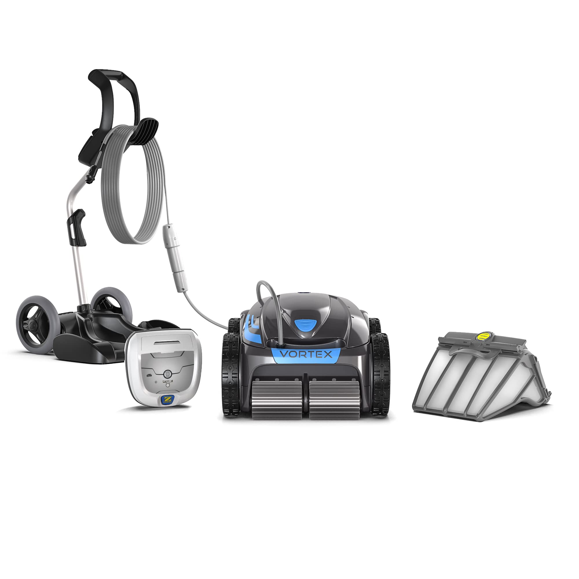 Zodiac Vortex 4WD OV 5300 SW | Robot Limpiafondos para Piscinas hasta 12x6 m, Limpia Suelo, Paredes y Línea de Agua