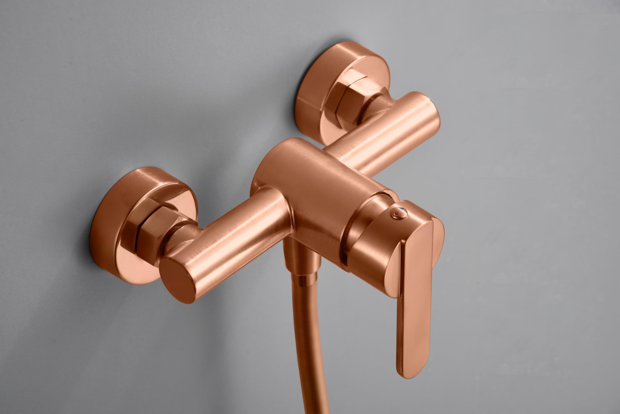 Conjunto de Ducha Monomando IMEX ROMA BDR001-5ORC Oro Rosa Cepillado