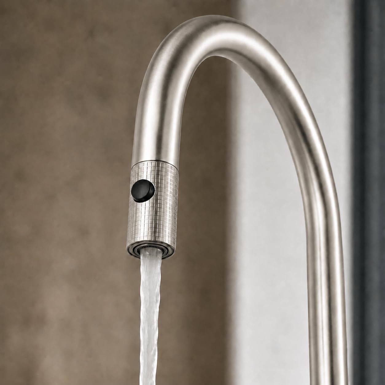 Grifo Cocina Extraíble IMEX Lazio GOS006/NQ Níquel Cepillado