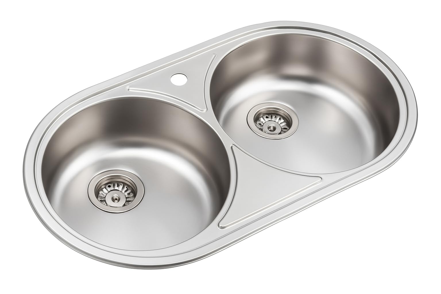 GALYON Practic Fregadero de Acero Inoxidable Dos Senos FI LUJO 2S 84X44 O VG Bajo Encimera – Resistente y Elegante.