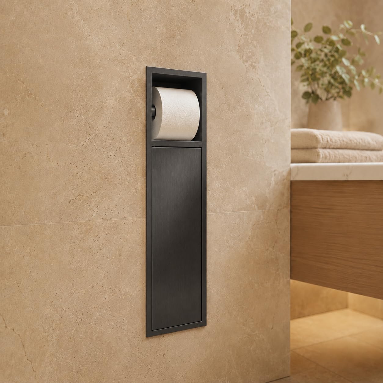 Hornacina Baño Medimex Egean HOR007 Black Gun Metal