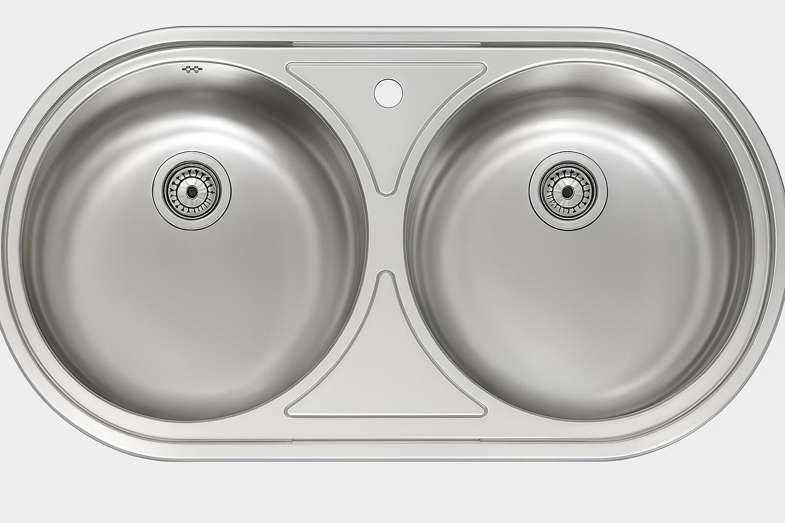 GALYON Practic Fregadero de Acero Inoxidable Dos Senos FI LUJO 2S 84X44 O VG Bajo Encimera – Resistente y Elegante.