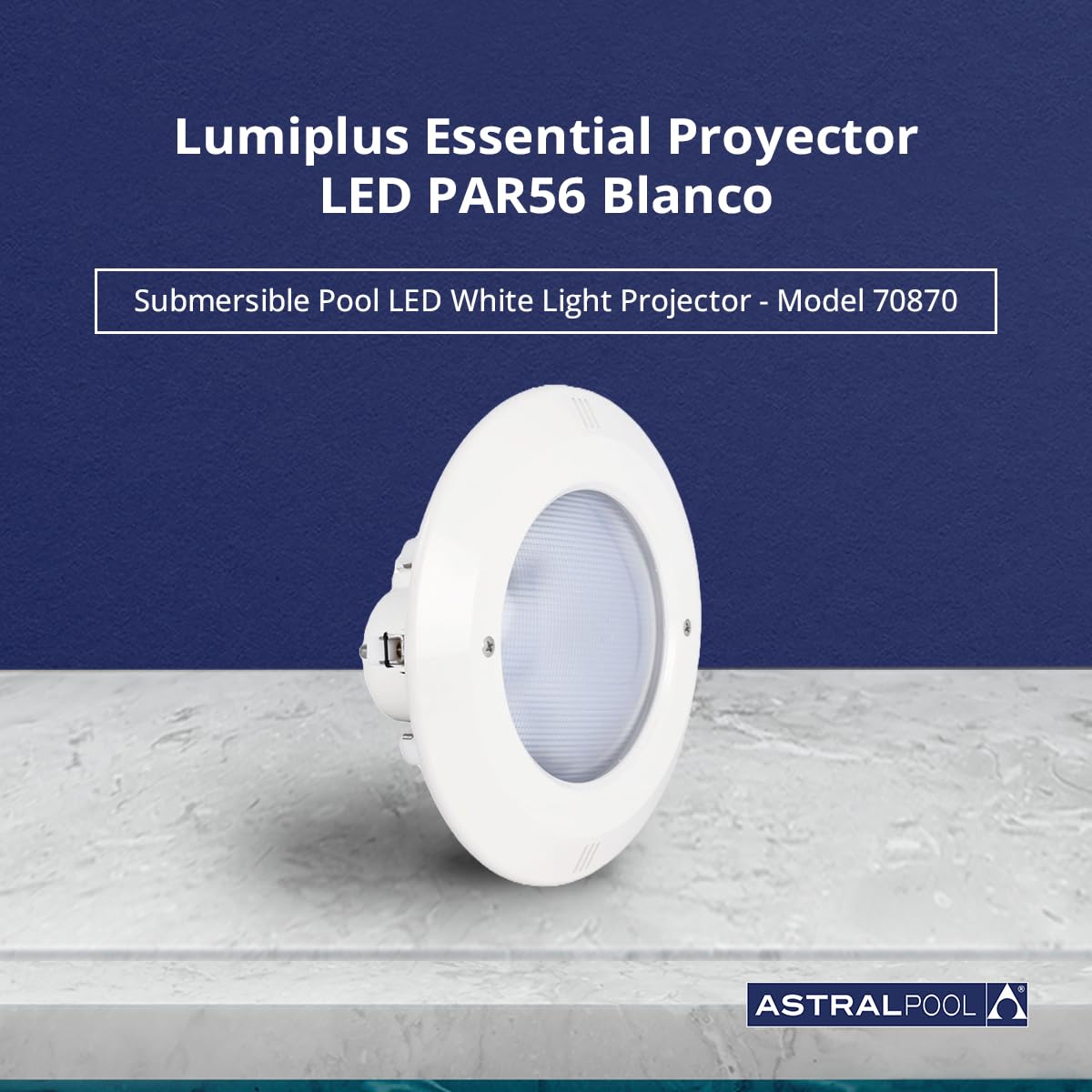 Luz Piscina Astralpool Lumiplus Essential PAR56 70870 Blanco
