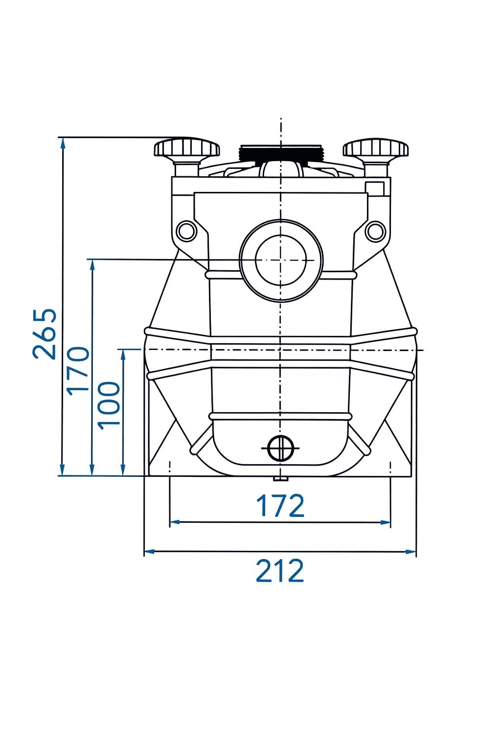 Bomba de Piscina Hidro Water MCB+ 1 CV | Autoaspirante, Silenciosa y Bajo Consumo