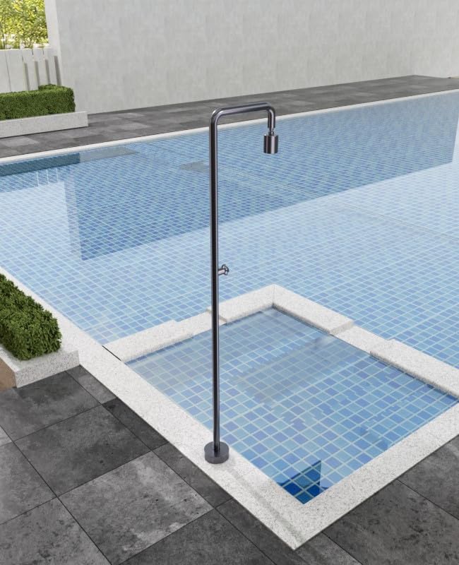 Imex - Columna de Ducha Exterior POOL GPP001 | Acero Inoxidable S.316