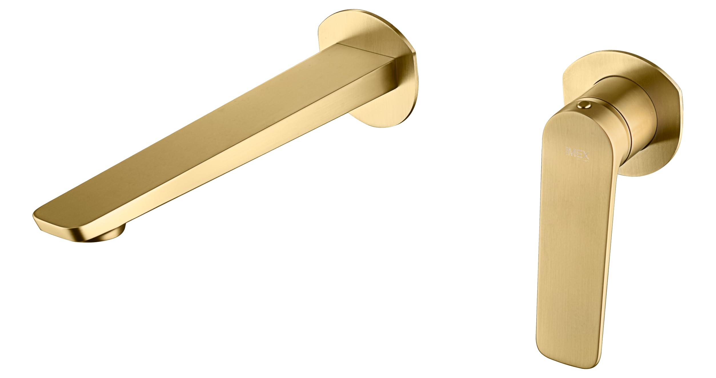 Grifo Lavabo Empotrado IMEX Nápoles Oro Cepillado PVD Monomando