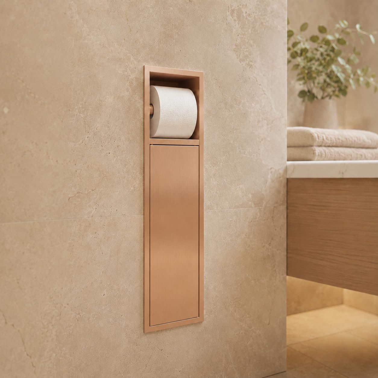 Hornacina Baño Medimex Egean HOR007 Oro Rosa Cepillado