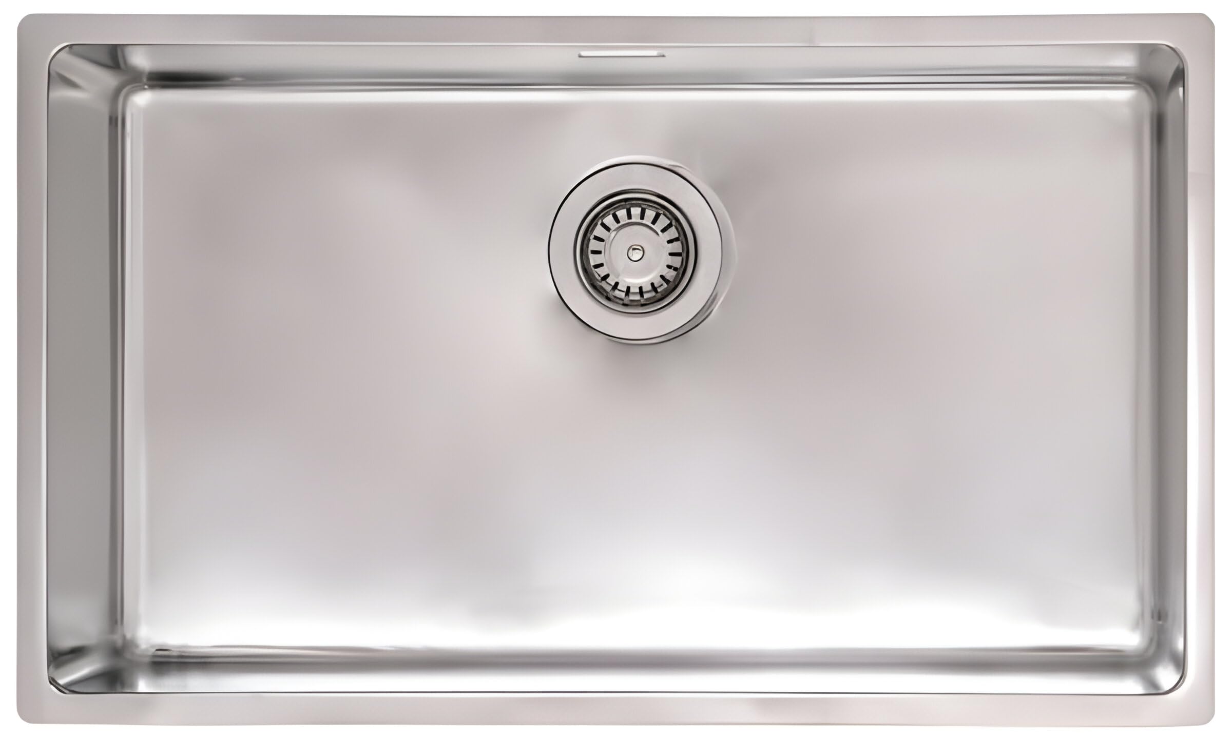 GALYON Fregadero de Acero Inoxidable FI VALENCIA 71X40 VG Bajo Encimera – Diseño Resistente y Elegante con Válvula de Cesta y Rebosadero Lineal.