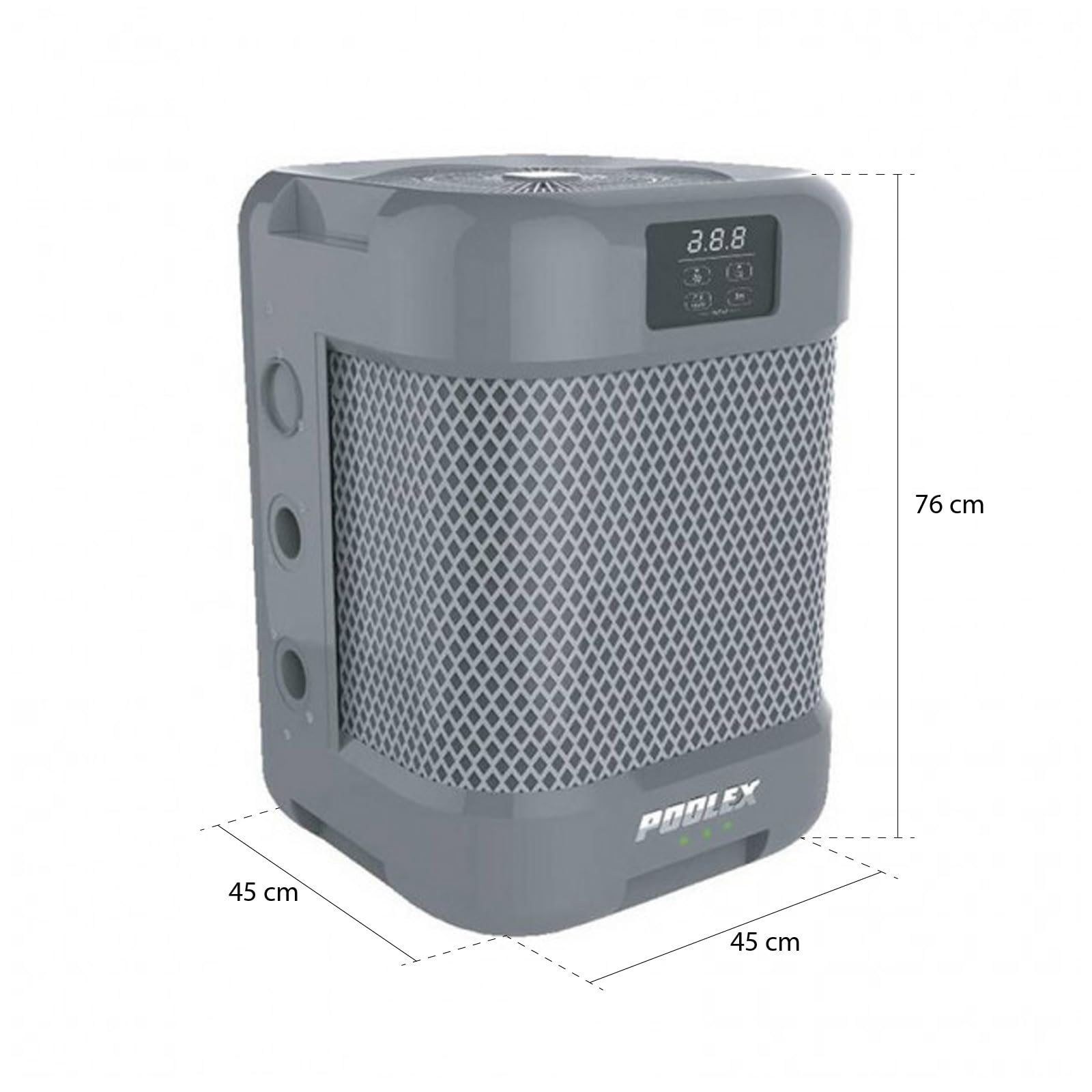 Bomba de Calor Poolex Q-Line Full Inverter 5 kW | Piscinas 20–35 m³