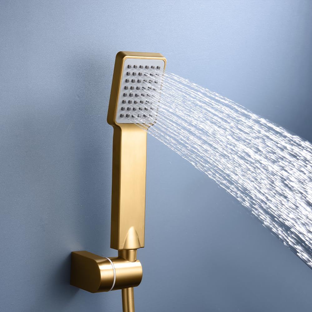 Kit de Ducha Monomando IMEX Art BDAR025-5OC Oro Cepillado