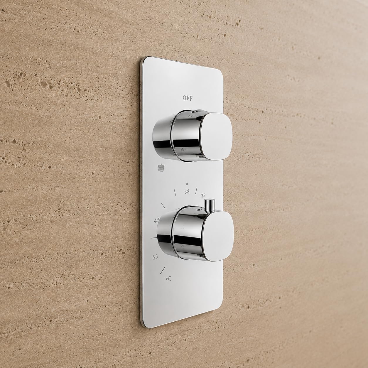 Conjunto de Ducha Empotrado Termostático IMEX Toscana GTT064