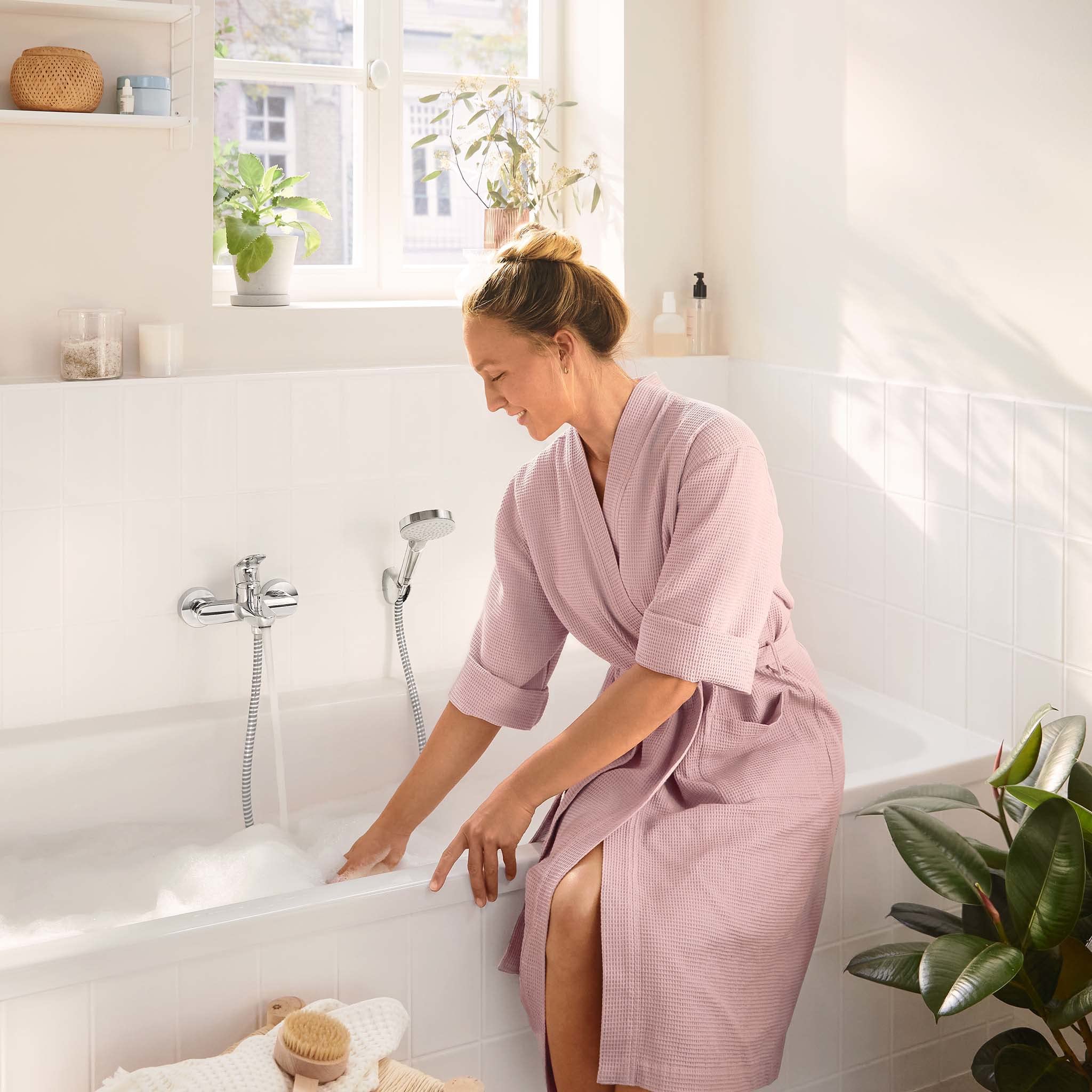 Grifo de Bañera Monomando Hansgrohe Rebris S 72440000 Cromo