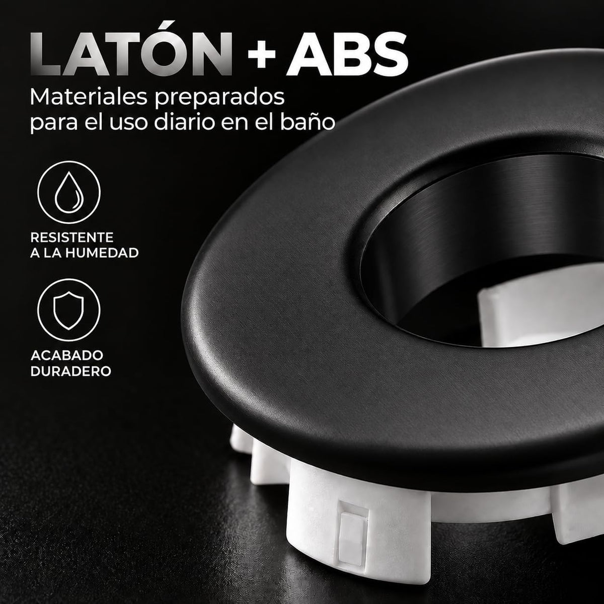 Embellecedor para Rebosadero de Lavabo IMEX ERL001 6 Acabados