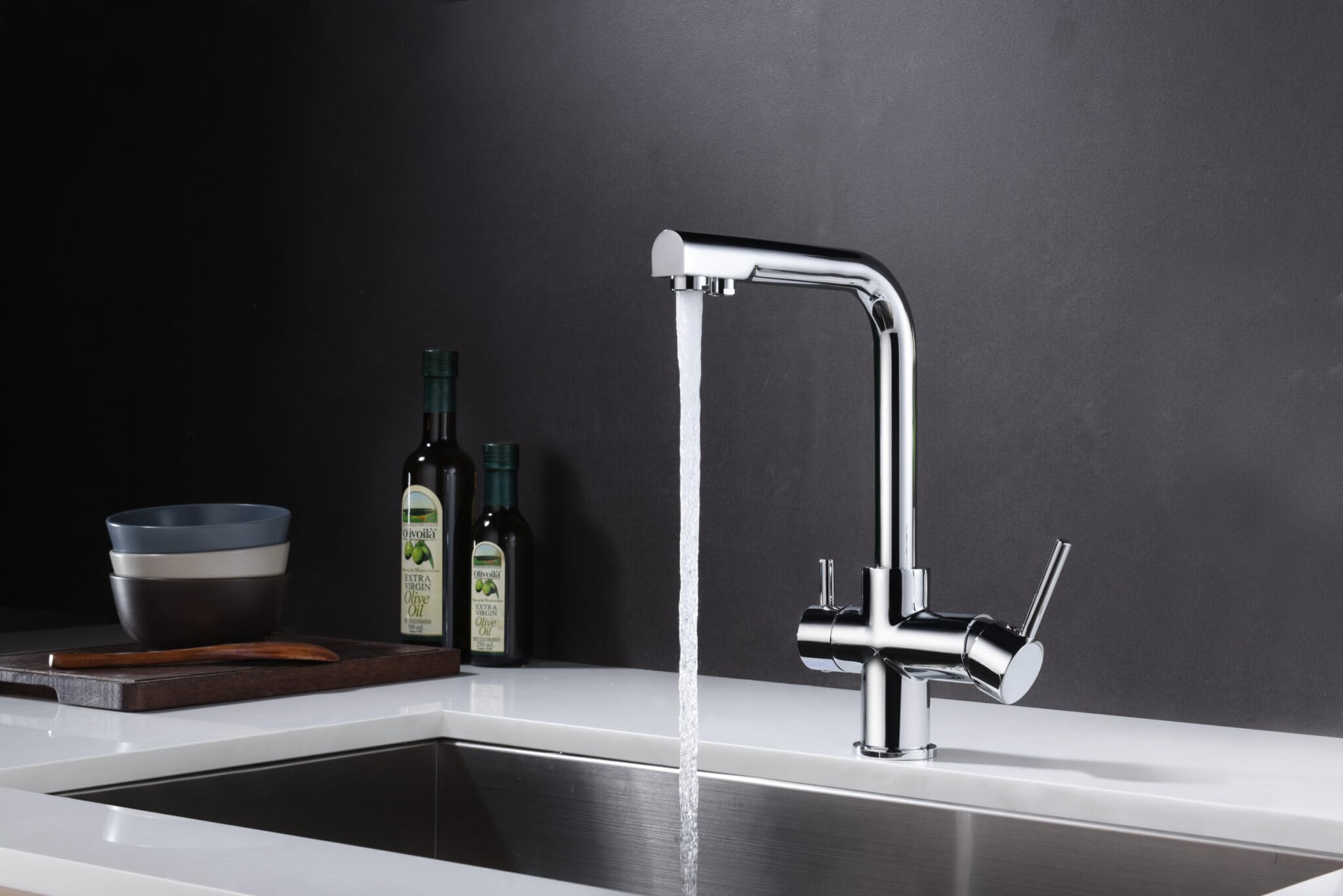 Grifo Cocina 2 Vías para Ósmosis IMEX MARSELLA GOS004 Cromado