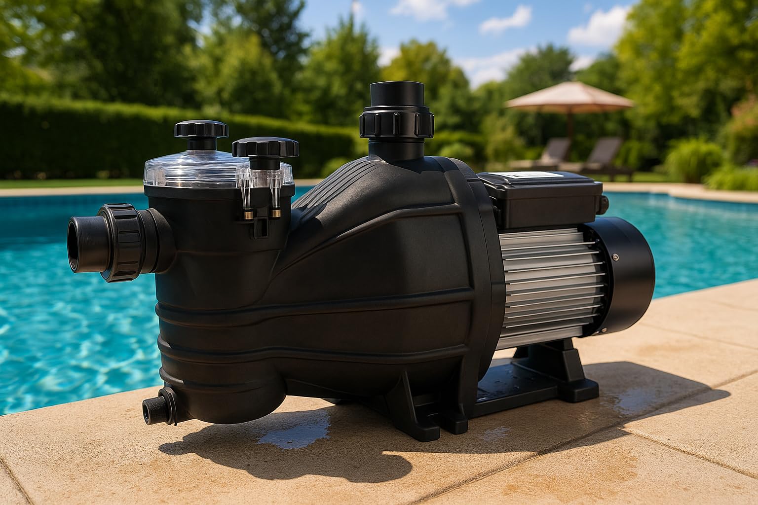 Bomba de Piscina Hidro Water MCB+ 1 CV | Autoaspirante, Silenciosa y Bajo Consumo