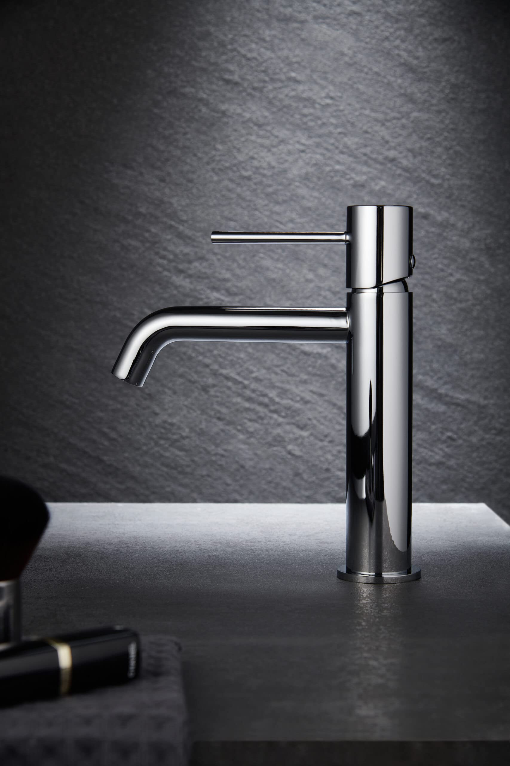 Imex - Grifo Monomando para Lavabo Monza BDM039-1 | Cromo, Cartucho cerámico Ø26 mm, Flexos 3/8”