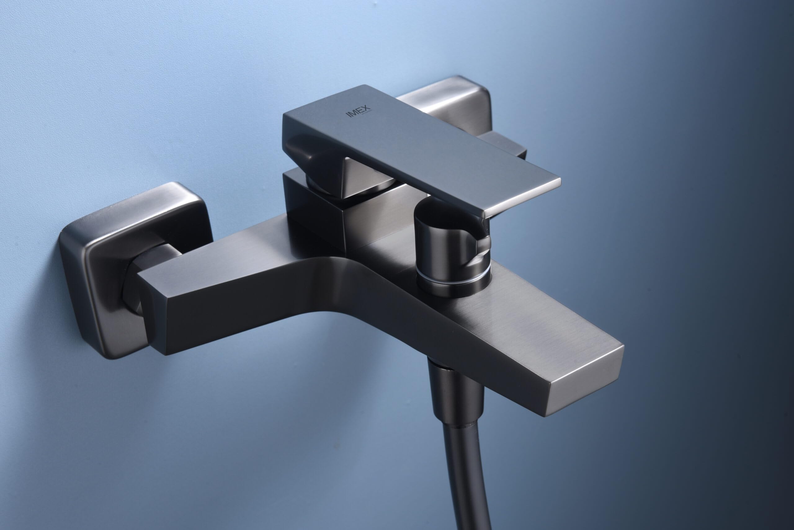 Grifo Monomando Ducha y Bañera IMEX ART BDAR025-4BGM Black Gun Metal