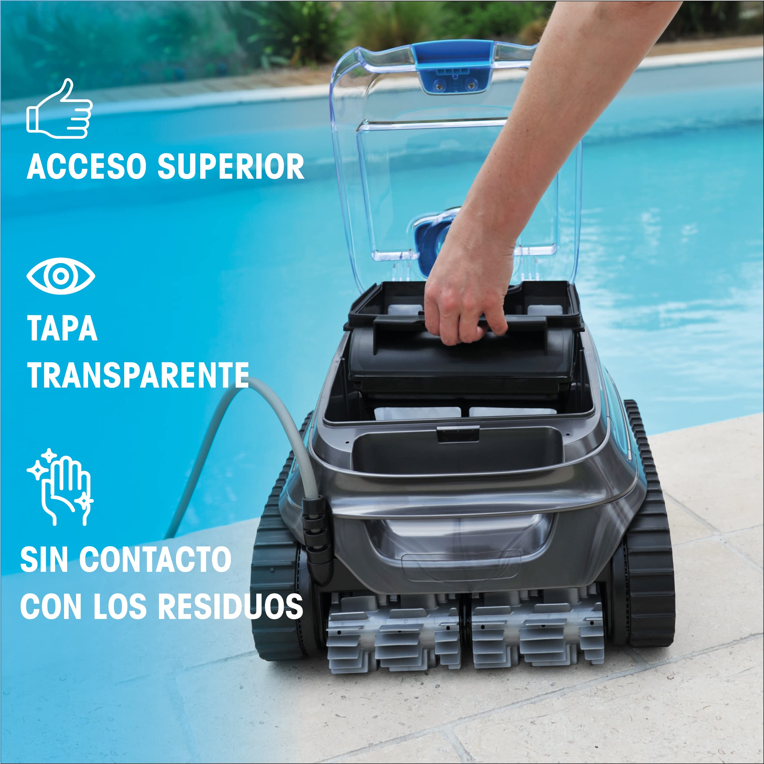 Robot Limpiador de Piscina Zodiac CNX 20 WR000335 con Aspiración Ciclónica y Desplazamiento Ágil
