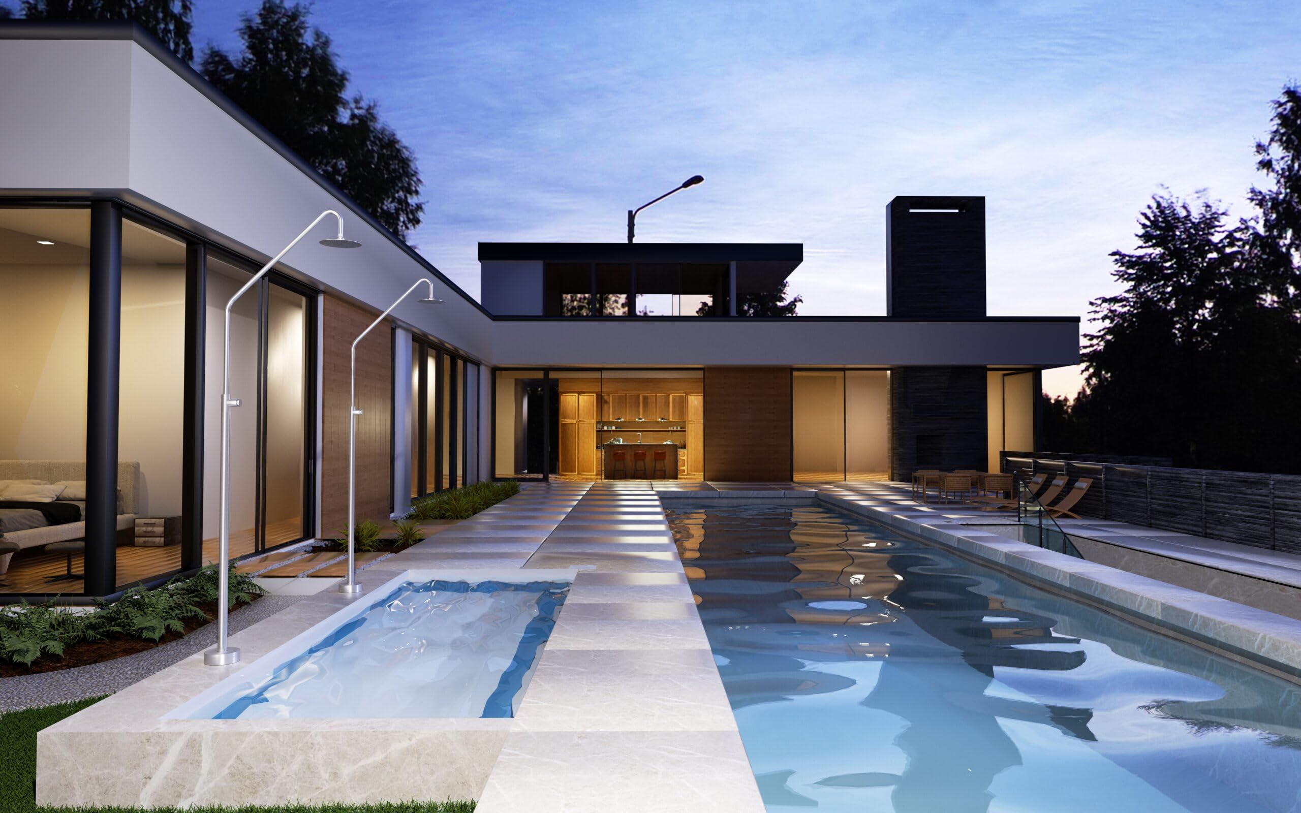 Ducha de Piscina IMEX Alaska GPA002/AC Acero Inoxidable S316