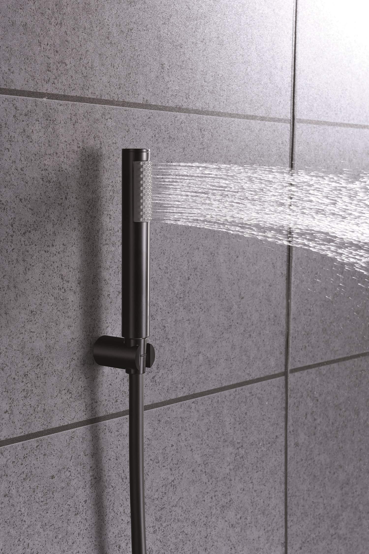 Grifo Monomando Ducha y Bañera IMEX OLIMPO BDC033-4NG Negro Mate