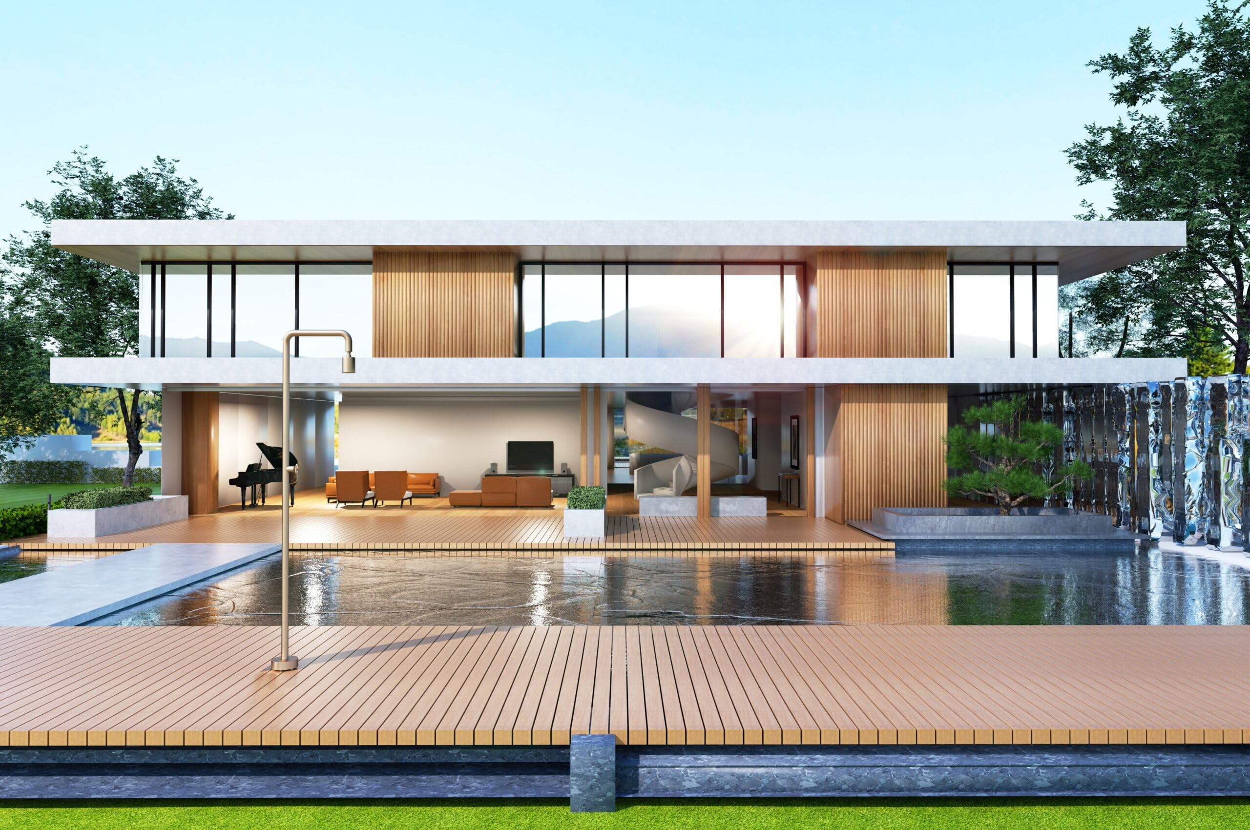 Imex - Columna de Ducha Exterior POOL GPP001 | Acero Inoxidable S.316